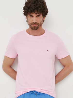 Тениска с дълъг ръкав Tommy Hilfiger розово