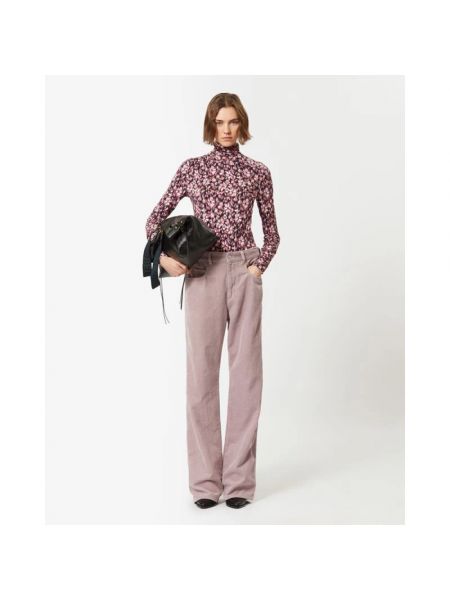 Pantalones elegantes Isabel Marant étoile rosa