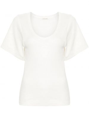 Памучна тениска By Malene Birger бяло