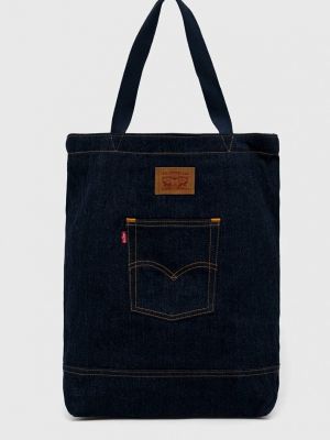 Pamučna torbica Levi's® plava