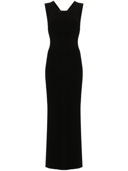 Πλεκτή ίσιο φόρεμα Gestuz μαύρο