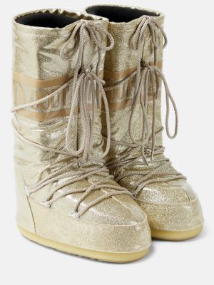 Зимни обувки за сняг Moon Boot златисто