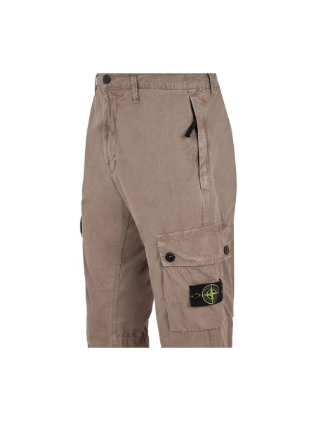 Pantalones con bolsillos Stone Island marrón