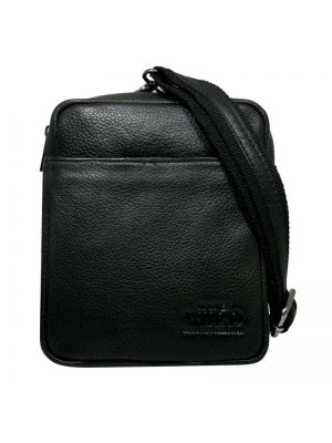 Кожени чанта през рамо Fashionhunters черно