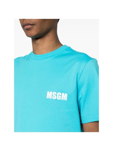 Koszulka Msgm niebieska