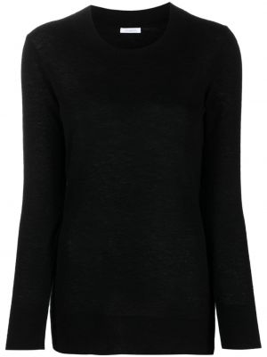 Пуловер с кръгло деколте Malo черно
