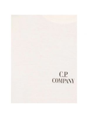 Camiseta con estampado de tela jersey C.p. Company beige