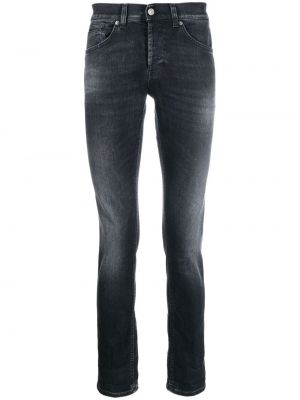 Smal skinny fit-jeans Dondup svart