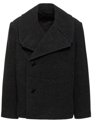 Gyapjú dzseki Lemaire fekete