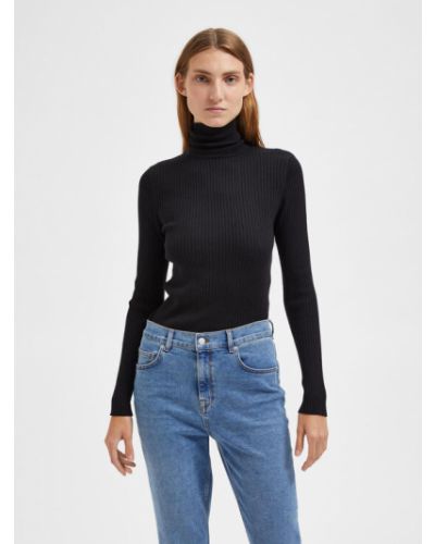 Selected Femme Garbó Flydia 16087751 Fekete Slim Fit