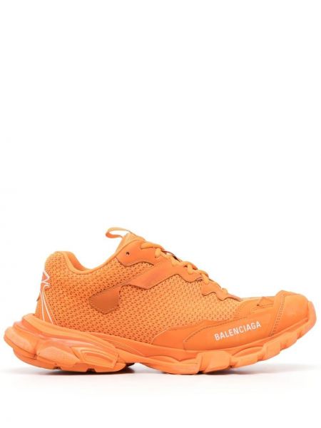 Sneakers nyomtatás Balenciaga narancsszínű
