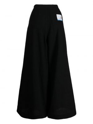 Vlněné kalhoty Maison Mihara Yasuhiro černé