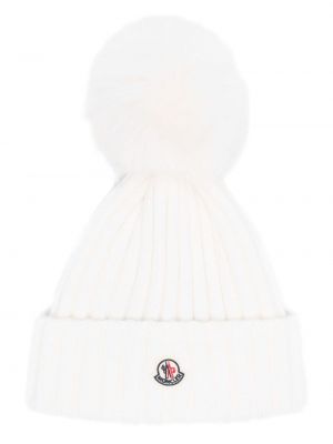 Шапка Moncler бяло