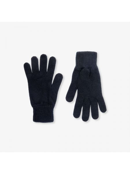 Трикотажные кашемировые перчатки Johnstons черные