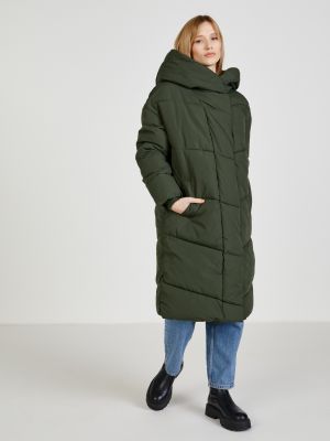 Oversized steppelt kapucnis kabát Noisy May khaki