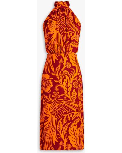 Šaty ke kolenům Johanna Ortiz, oranžová