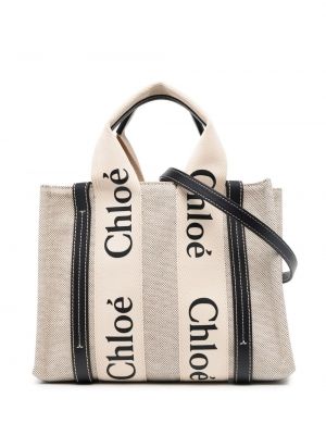 Shopper handtasche mit print Chloé