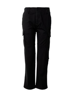 Pantaloni cu buzunare Hollister negru