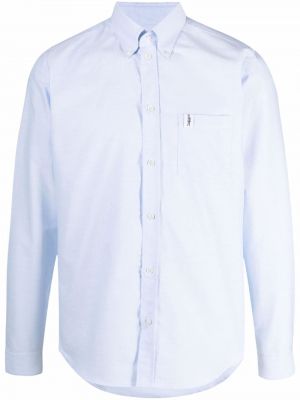 Camisa con botones Mackintosh azul