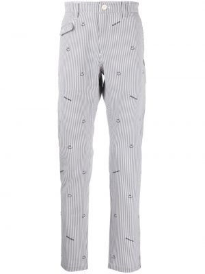Rovné kalhoty Pearly Gates šedé
