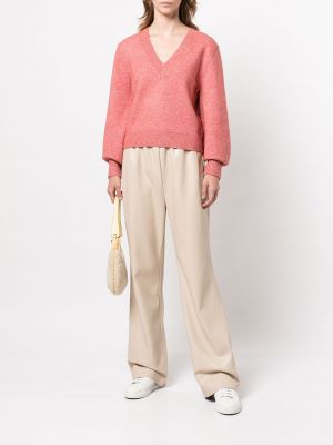 Pullover mit v-ausschnitt Apparis pink