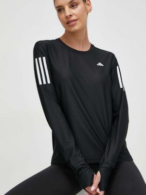 Majica z dolgimi rokavi z dolgimi rokavi Adidas Performance črna