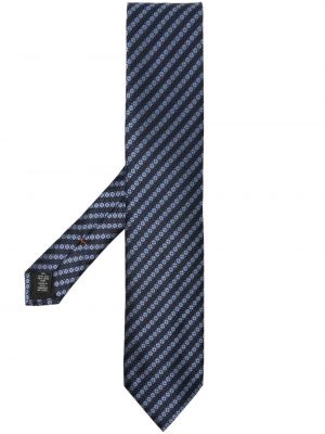 Jacquard seiden krawatte Zegna