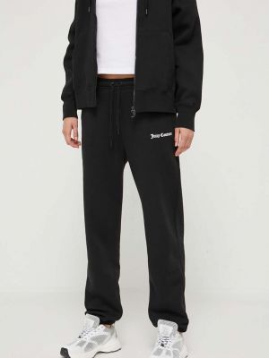 Sportovní kalhoty s potiskem Juicy Couture černé