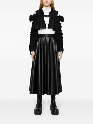 Bluse aus baumwoll mit schnalle Noir Kei Ninomiya schwarz