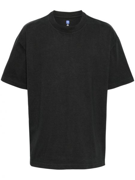 Bombažna majica z okroglim izrezom Yeezy črna