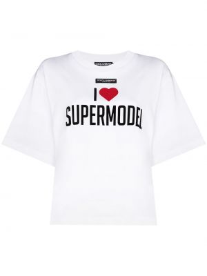 Camiseta oversized Dolce & Gabbana blanco