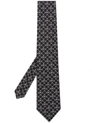 Krawat z printem z jedwabiu Etro
