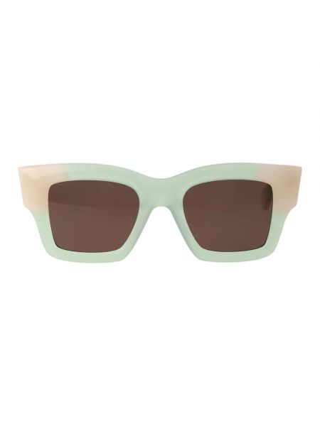 Okulary przeciwsłoneczne eleganckie Jacquemus zielone