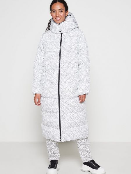 Płaszcz zimowy Karl Lagerfeld biały