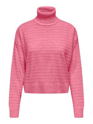 Pull col roulé col roulé Only rose