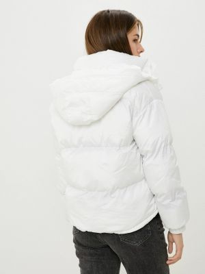 Утепленная демисезонная куртка Moki белая