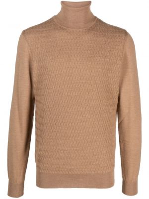 Вълнен пуловер Corneliani кафяво