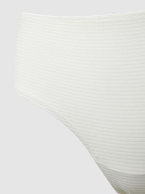 Slipy w paski Esprit Casual białe