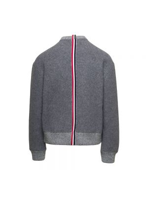 Sweter wełniany Thom Browne szary