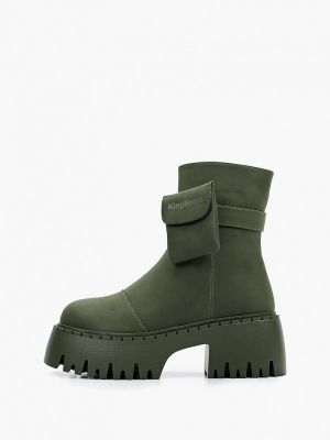 Зеленые ботинки King Boots
