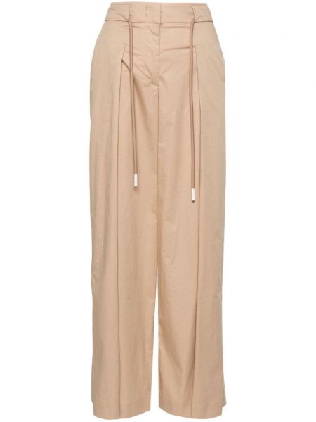 Pantalon large plissé Peserico beige