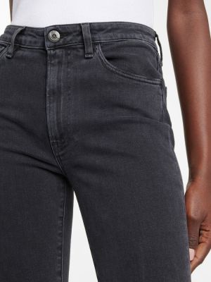 Skinny fit džínsy s vysokým pásom 3x1 N.y.c. čierna