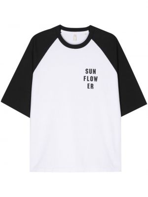 T-shirt en coton à imprimé Sunflower