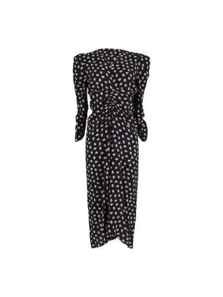 Jedwabna sukienka Isabel Marant Pre-owned czarna