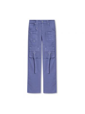 Straight jeans mit stickerei Blumarine lila