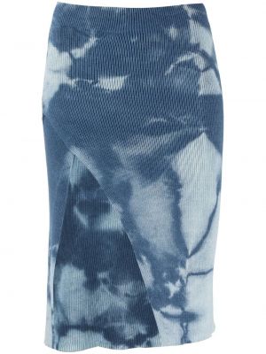 Плетена пола с принт с tie-dye ефект Laneus