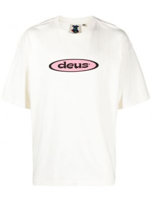 Tričko s potlačou Deus Ex Machina biela