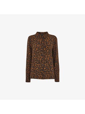 Леопардовая рубашка из вискозы с принтом Whistles