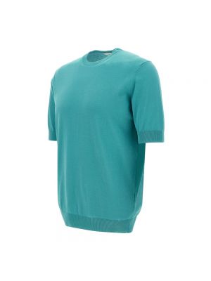 Jersey de algodón de tela jersey de crepé Filippo De Laurentiis verde