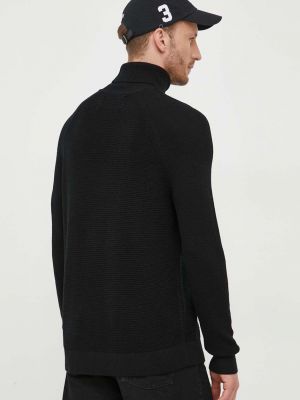 Sweter wełniany Calvin Klein Jeans czarny